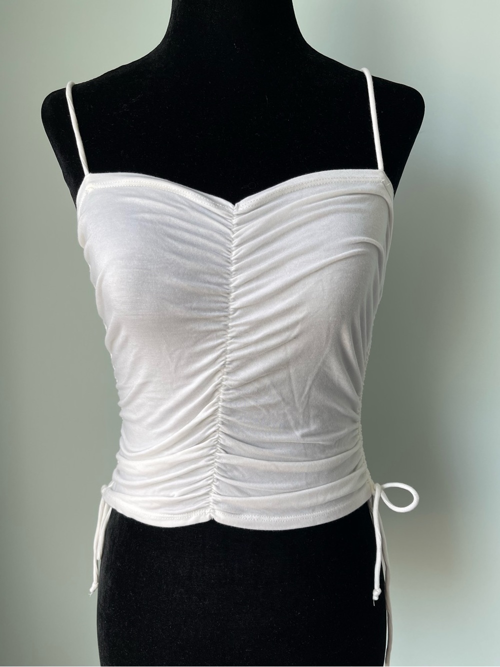 Ruched Camisole with adjustable Side Ties